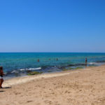 The beach just 10 meters from the villa