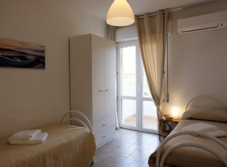 The twin bedroom