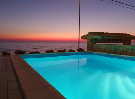 Night bath swimming pool